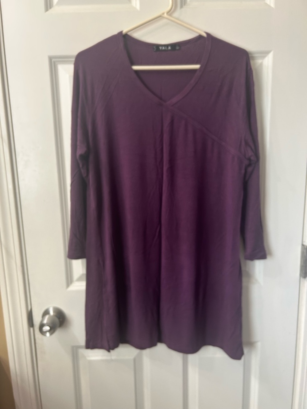 Yala Crossover Front 3/4 Sleeve Bamboo Pajama Set large - Picture 4 of 10